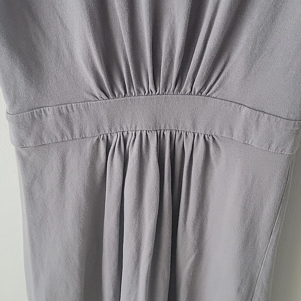 Old‎ Navy Swimsuit Cover Up Dress Women Small Gray Tie Waist Cotton